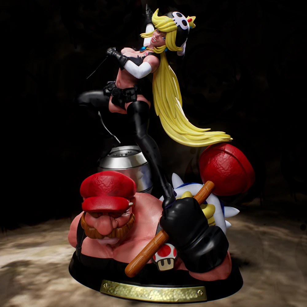 

Kill La Peach NSFW 1/24 Scale Resin Figure Model Kit Diorama Unassembled Unpainted Doll 3D Printing DIY Statue Crafts Toy