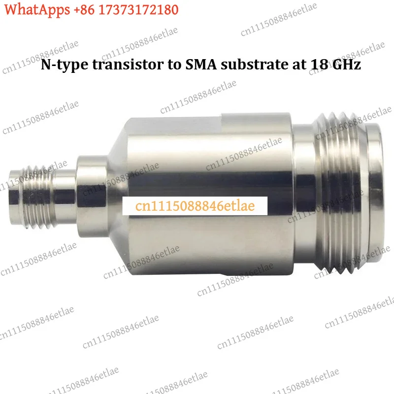 k3 N to SMA RF Adapter (Male/Female) - 18GHz High-Frequency Test Connector, Stainless Steel