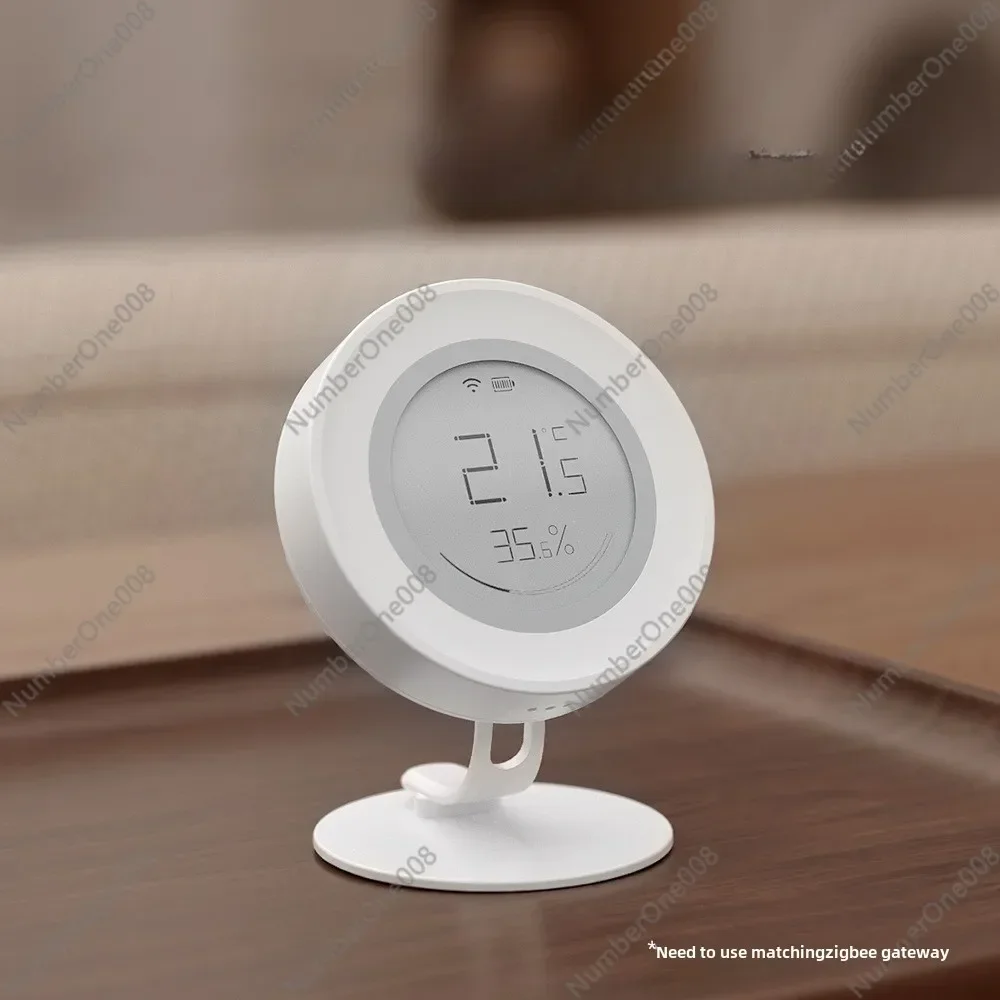 Smart Smiley Face Temperature and Humidity Sensor Simple Electronic Ink Screen Detection App Remote Control