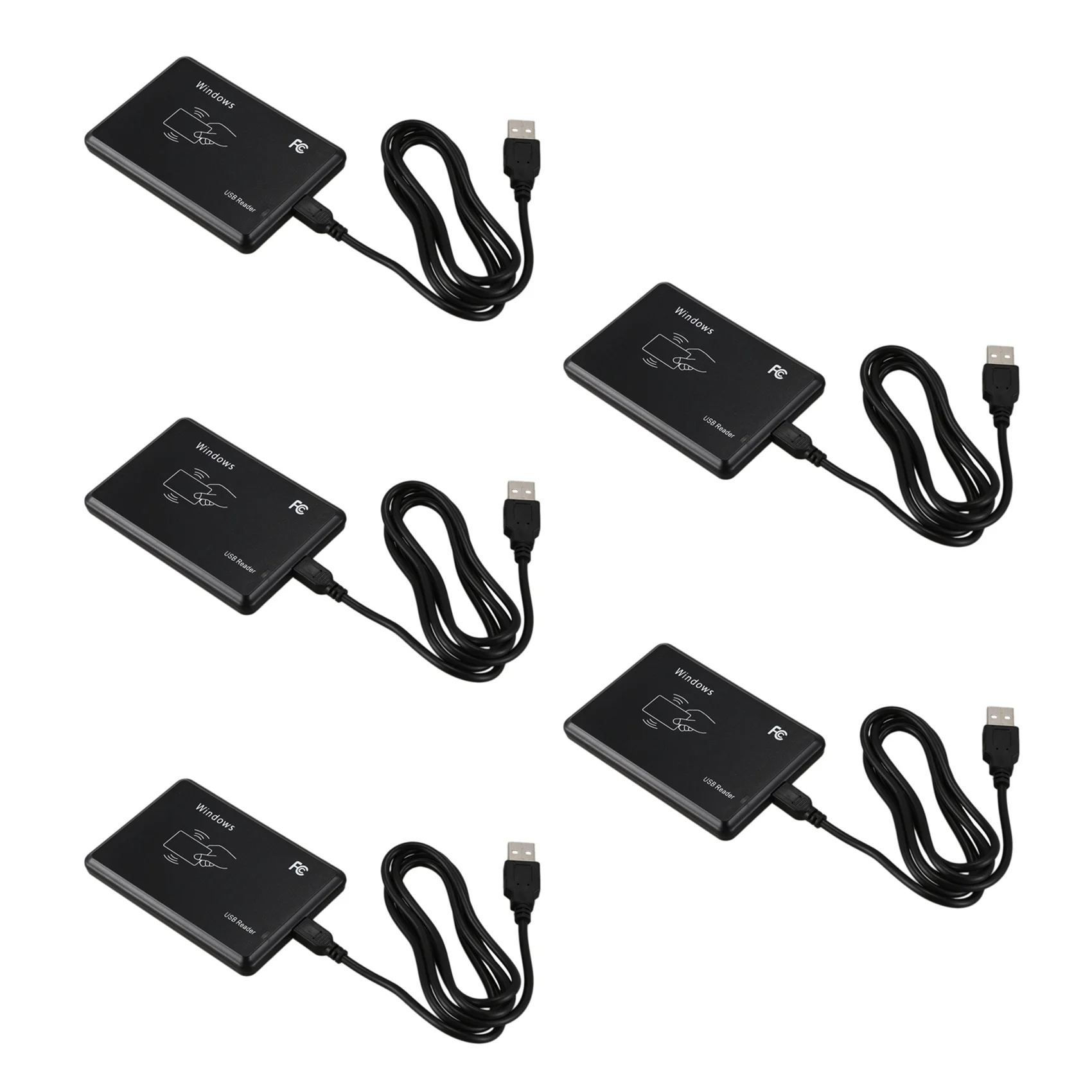 ABZZ-5X USB RFID Desktop ID Card Reader Contactless Card Reader