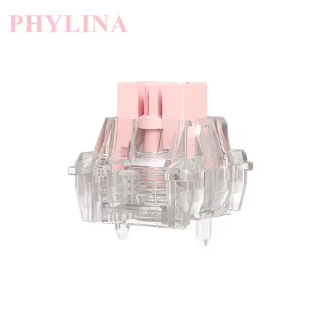 PHYLINA Flashning Power Pro Magnetic Switch 0.003 RGB 35g Linear Switches Free Setting Pre Travel Magnetic Keyboard Lubricated
