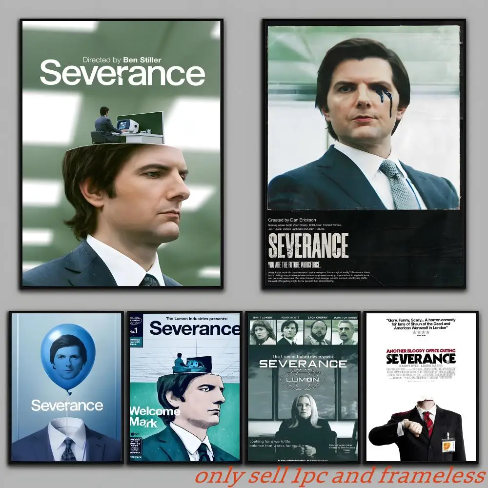 Hot TV series S-Severance Poster Painting Prints Wall Art Picture Film Room Home Bar Cafe Decor Home  Mural