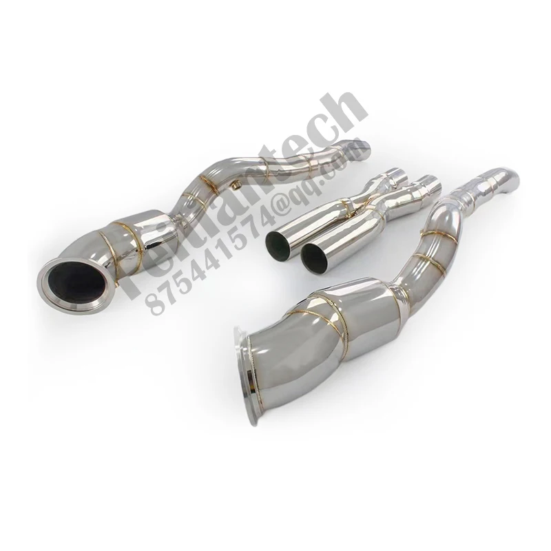 Tuning Headers Sport Exhaust High Flow Straight Downpipe For F12 6.2L V12 Vehicle Air Superfast V12