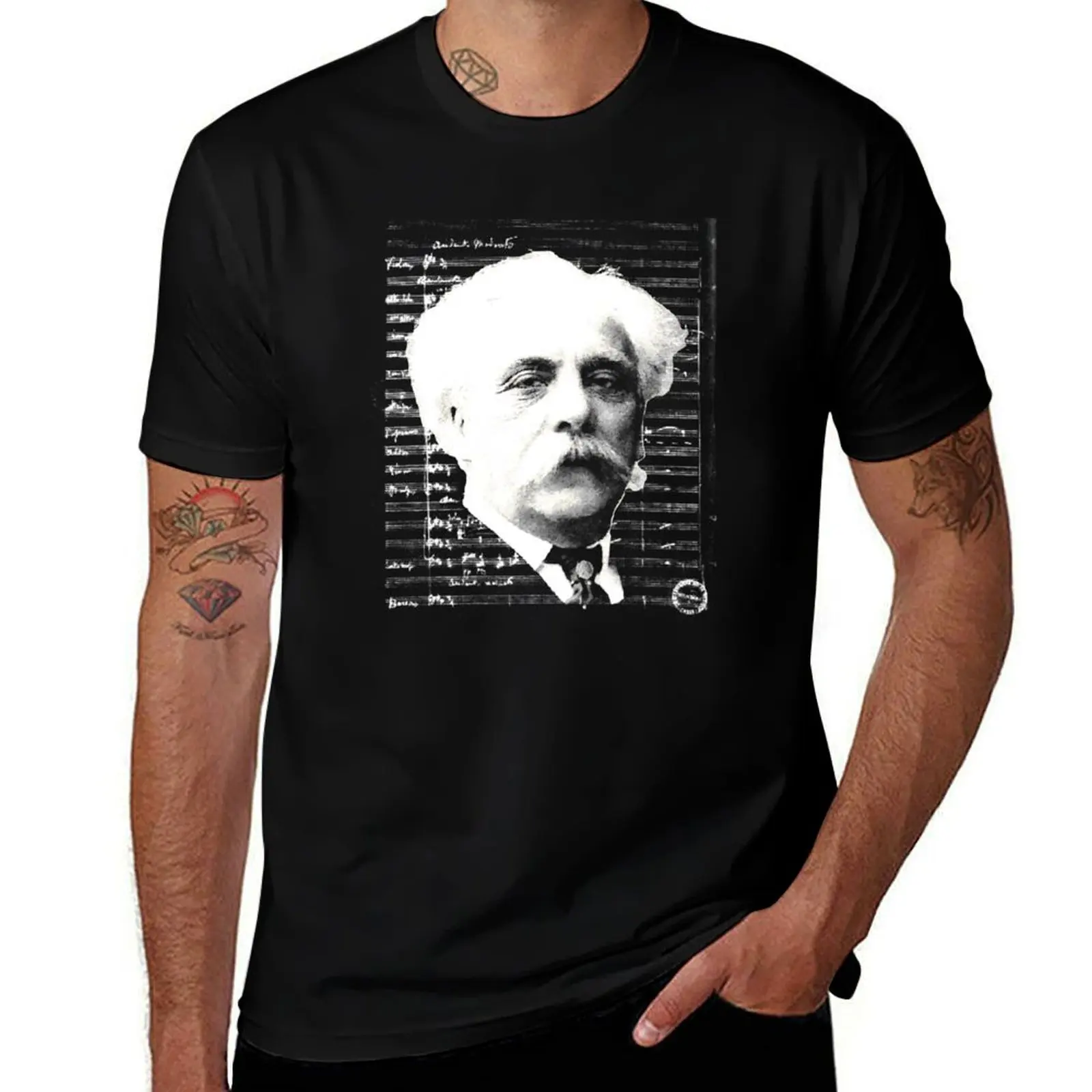 

Gabriel Fauré T-Shirt oversize t-shirts man summer top korean fashion cotton man t-shirts t shirts for men