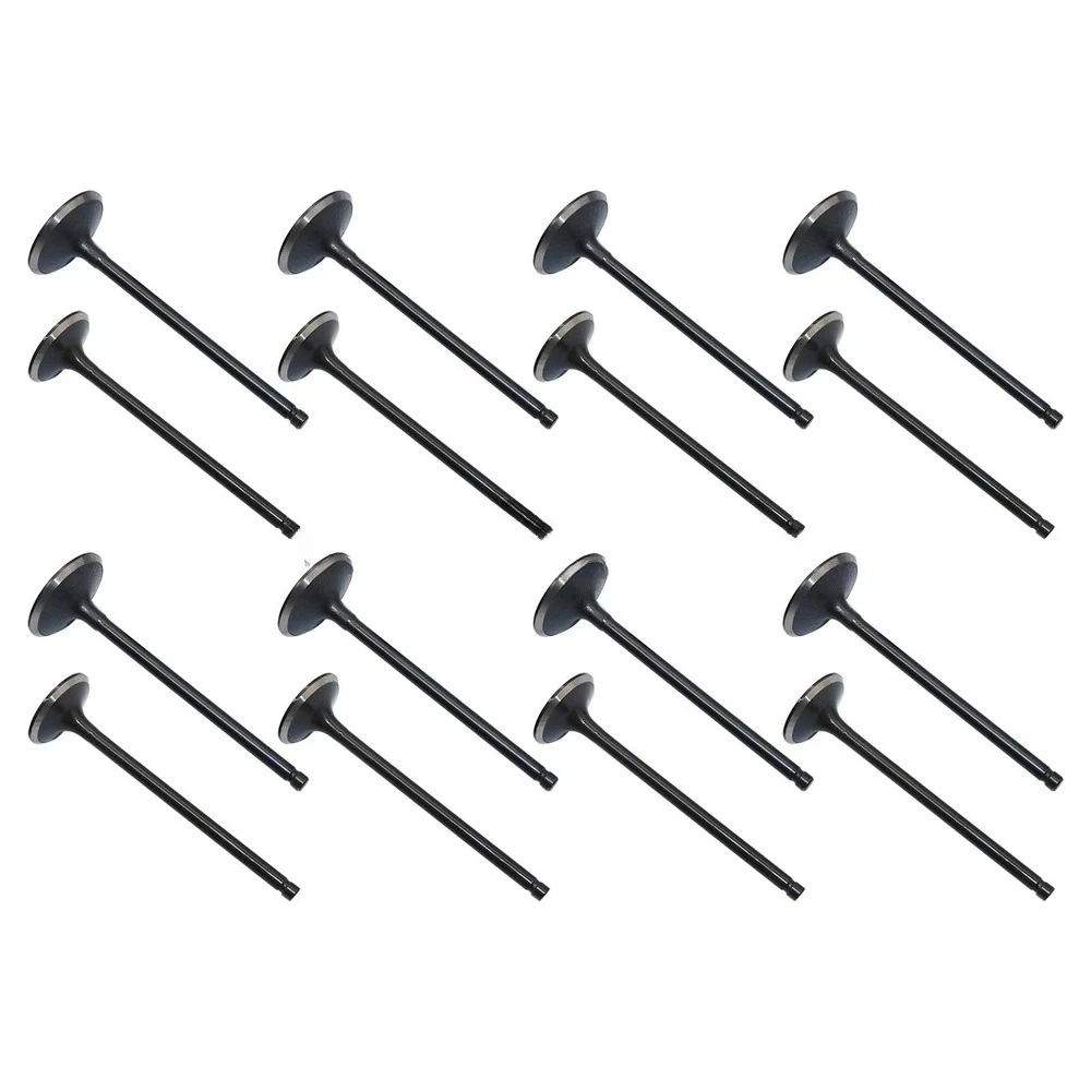 Engine 8x Intake & 8x Exhaust Valve Kit Fit 2.0 2.3 2.5 L GAS 05-23 For FORD FOCUS C-MAX FUSION MAZDA 3 6 CX-7 LINCOLN MERCURY