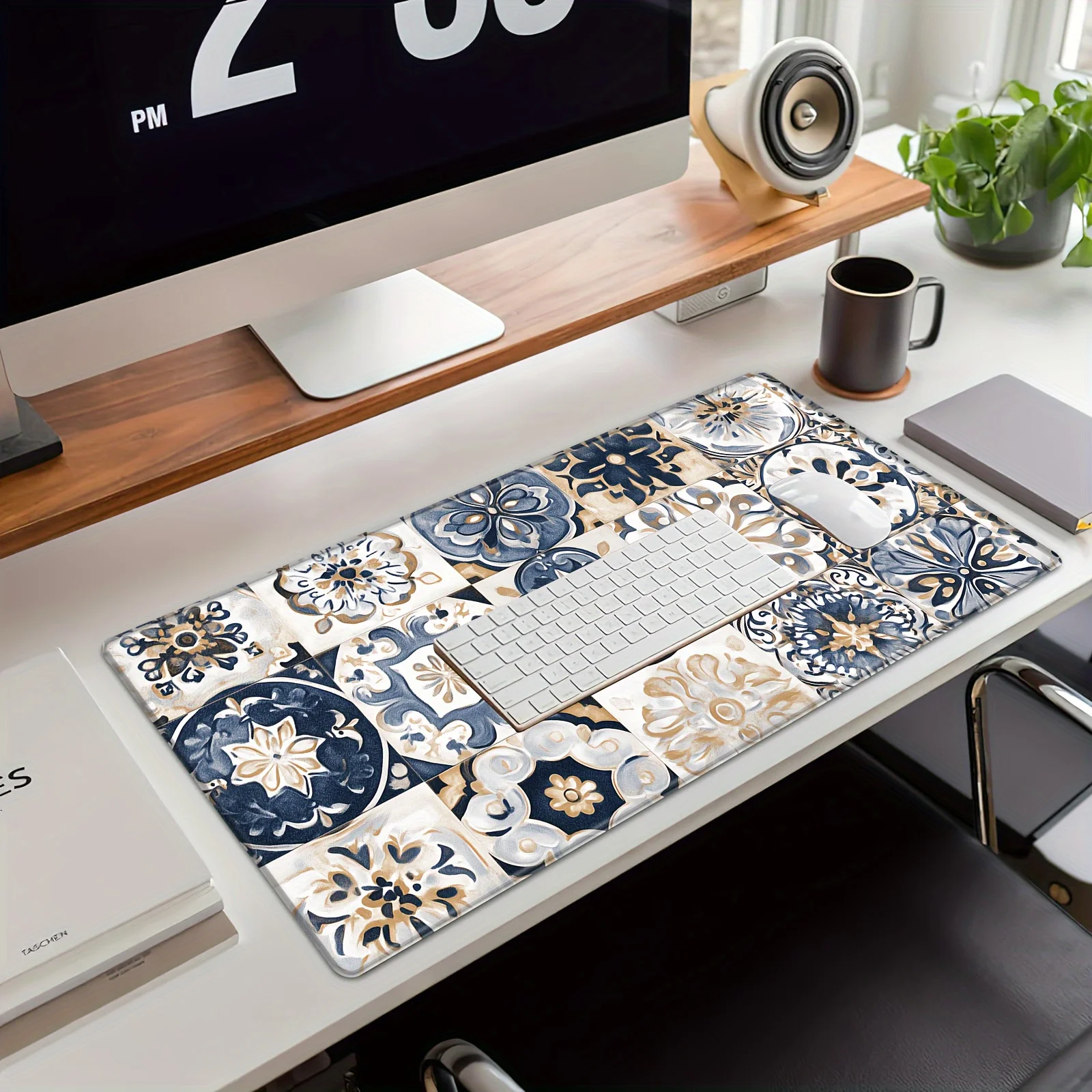 Persian style muismat non-slip sewn edge washable durable table mat Computer game accessories office and study universal