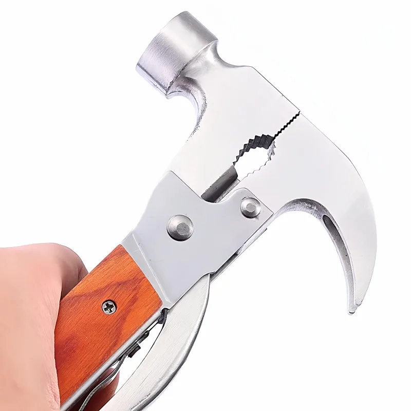 16in1 New car multifunctional safety hammer life-saving safety hammer pure steel escape window breaker metal life-saving hammer