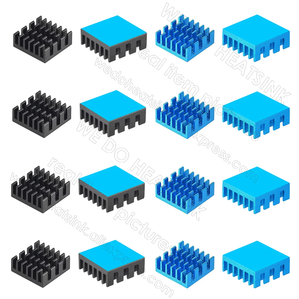 

Радиатор 14x14x6 мм, черный/синий цвет, радиатор, радиатор, охладитель для компьютера, электрическая интегральная микросхема с термопанелью