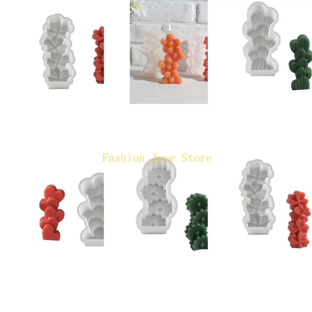 

Силиконовая форма для свечей N5KA для дизайна в форме сердца для рукоделия дома