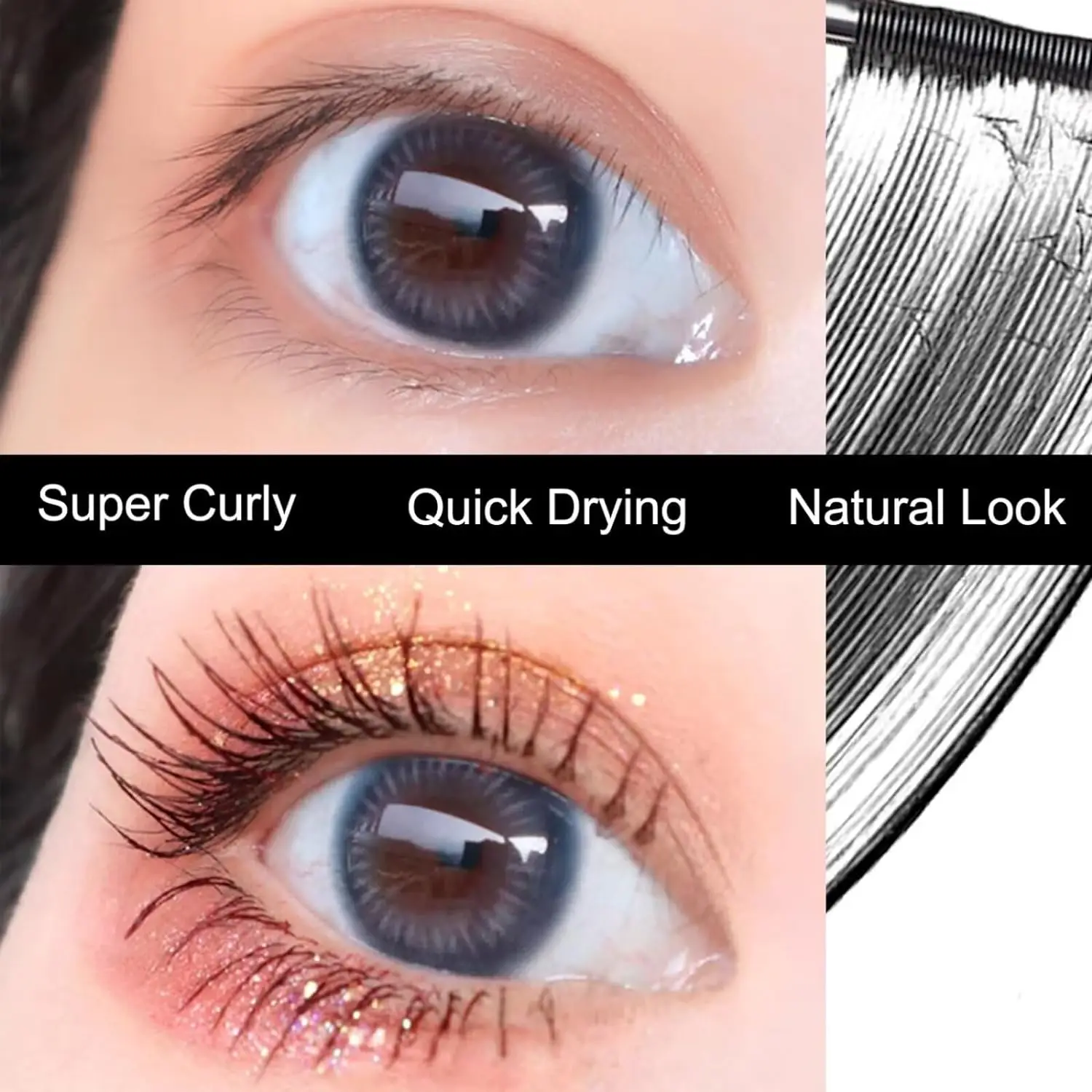 Washable Mascara 4D Fiber Extra Volume Black Brush Water Proof Lengthening Eyelashes Mask Makeup Sexy Female Eye Lash Product