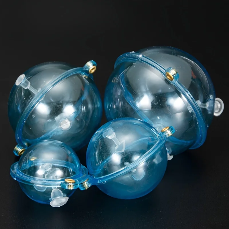 5pcs ABS Material Double Hole Spherical Water Filled Float