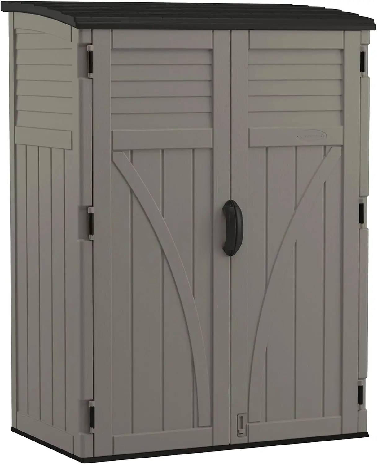 ^Outdoor Storage Cabinet Waterproof Resin Vertical Outdoor Storage Shed (54 cu. ft.) for Patio, Garden Tools, Cushions