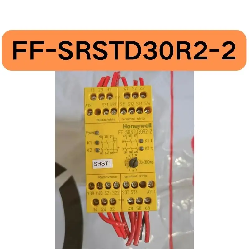 Second hand FF-SRSTD30R2-2 dual channel emergency stop control module tested OK and shipped quickly