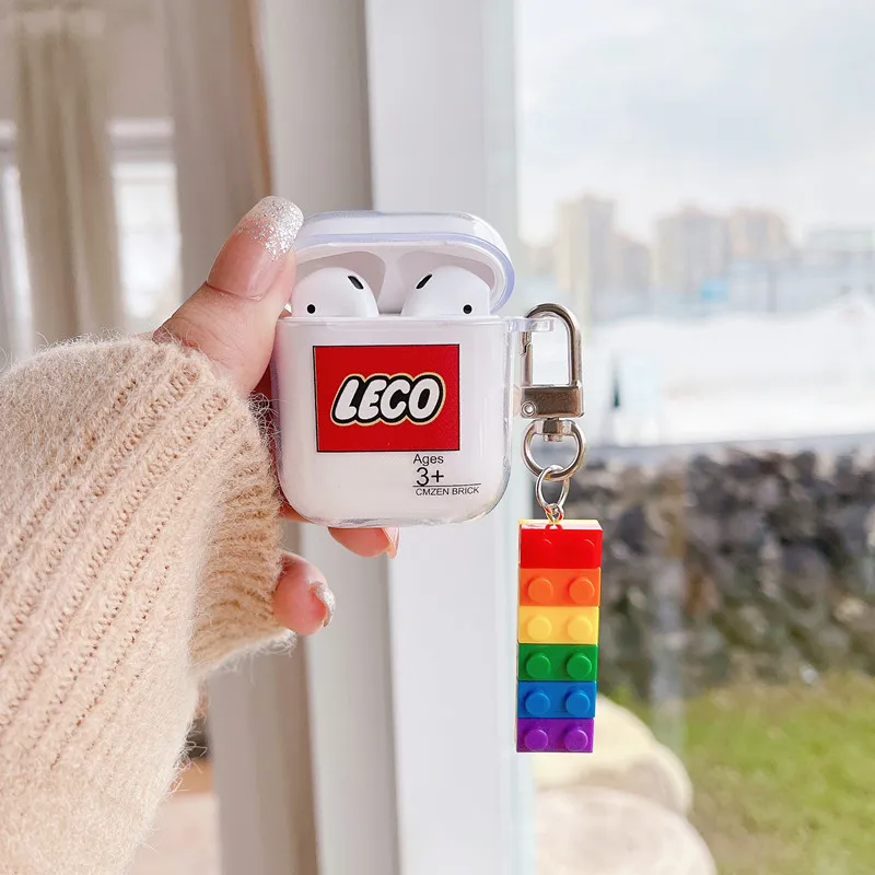 Nette transparent Für 2021 Neue AirPods 3 Magnetische Drahtlose kopfhörer Fall für AirPods1 2 pro Schützende headset tasche mit keychain