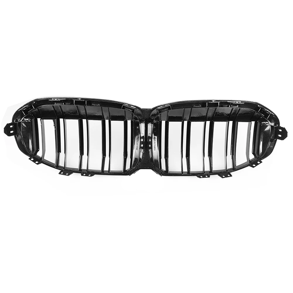 شبكة المصد الأمامي للكلى شوايات غطاء محرك السيارة من ألياف الكربون الجافة الحقيقية لسيارات BMW 1 Series F40 Hatchback 2021-IN جزء استبدال السيارات