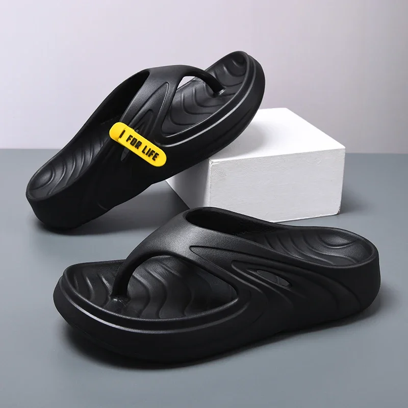 

Summer Couple's EVA Flip Flops High Quality Men's Outdoor Beach Shoes Women's Fashion Slippers Men's Soft Concise Sandals