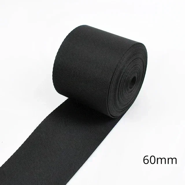 5M 10-100mm Schwarz Nylon Gurtband Rucksack Gurt Haustier Kragen Sicherheitsgurt Band Band DIY Tasche Kleidung Nähen Zubehör