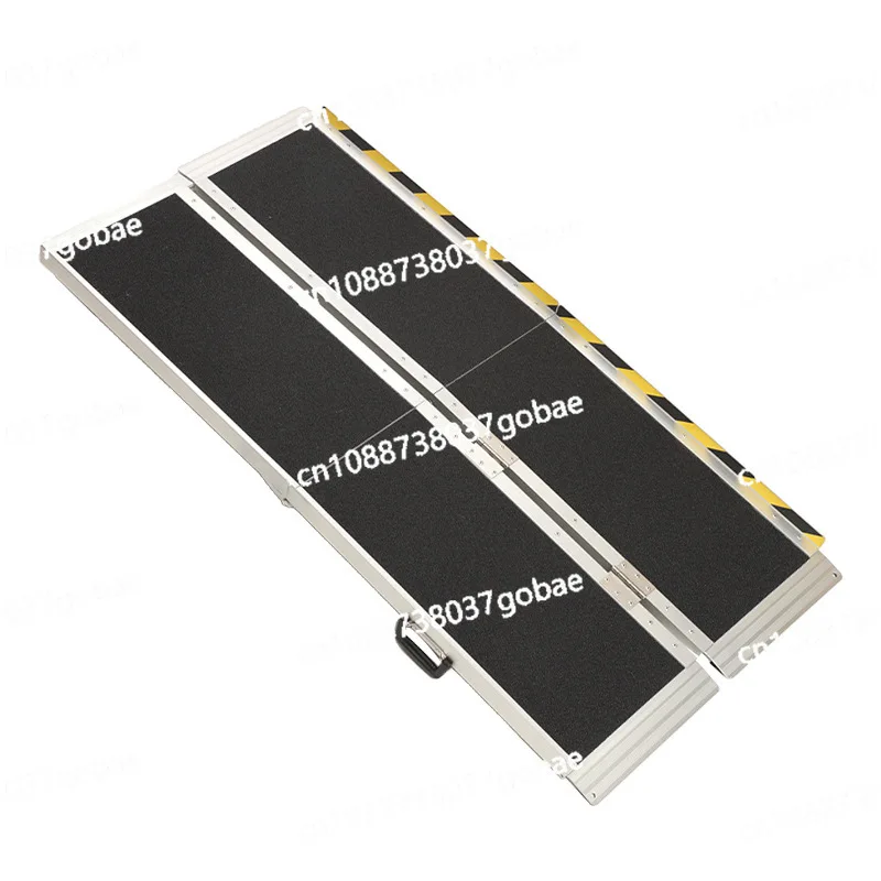 Accessible Aluminum Alloy Portable Mobile Wheelchair Ramp Board Stair Step Board Folding Ramp Pad