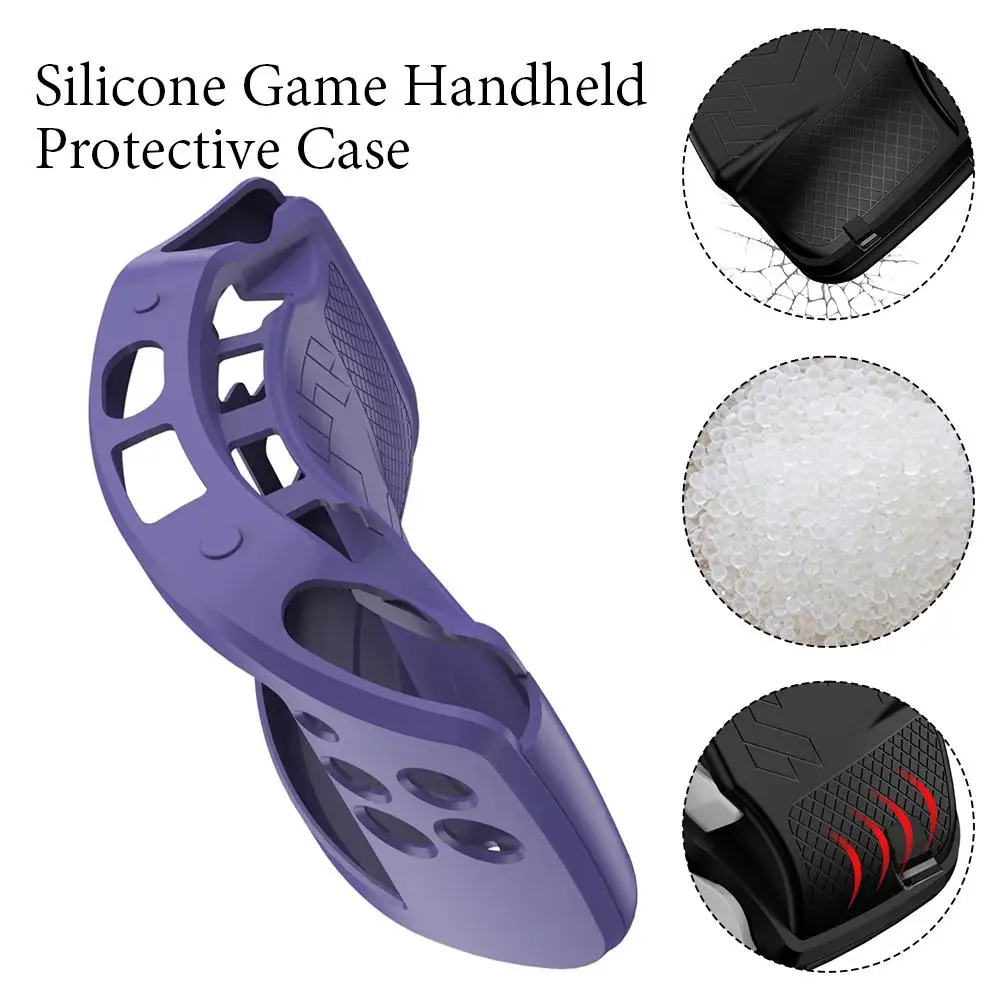 

Silicone Game Console Case For ANBERNIC RG34xx Handheld Silicone Protective Cover Anti-Scratch Storage Box Soft Shell C8N2