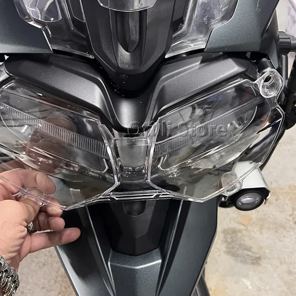 

For Tiger 800 XCA XRT Explorer Tiger 1200 XCX XRX 2018-2020 Motorcycle Acrylic Headlight Protector Light Cover Protective Guard