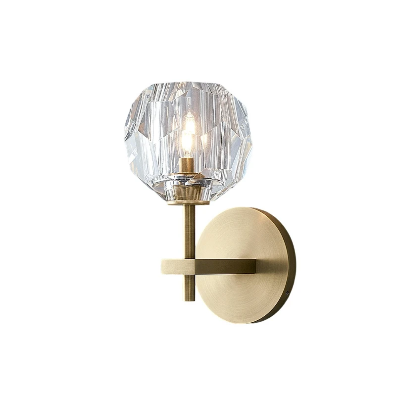 Export North American wall lamp light luxury simple postmodern bedroom background wall bedside entrance corridor mirror