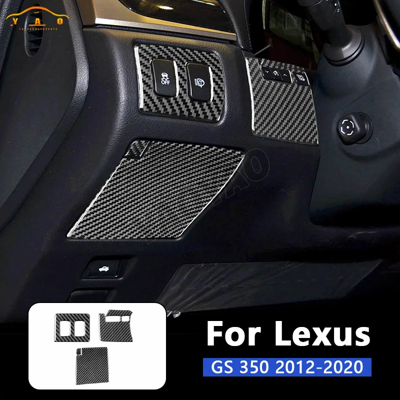 

Car Sticker For Lexus GS 2012 2013 2014 2015 -2020 Car Steering Wheel Buttons Control Parking Radar Sunshade Switch Trim