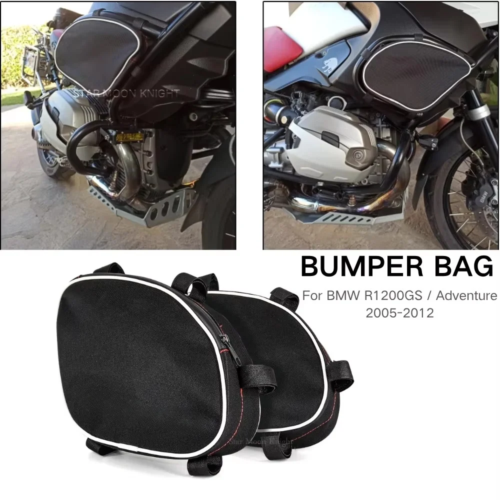 Motorcycle Frame Crash Bars Waterproof Bag Original Bumper Repair Tool Placement Bag For BMW R1200GS R 1200 GS ADV 2005-2012