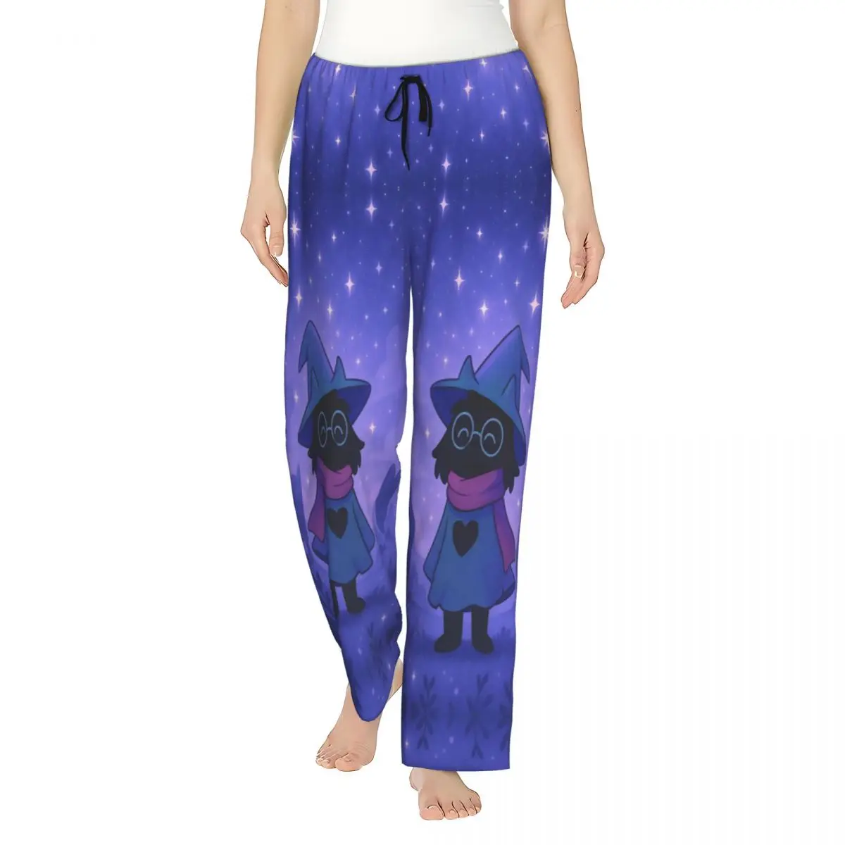 Deltarune Ralsei Game Women Lounge Pants Comfy Pajama Pants Dorm Pajama Bottoms