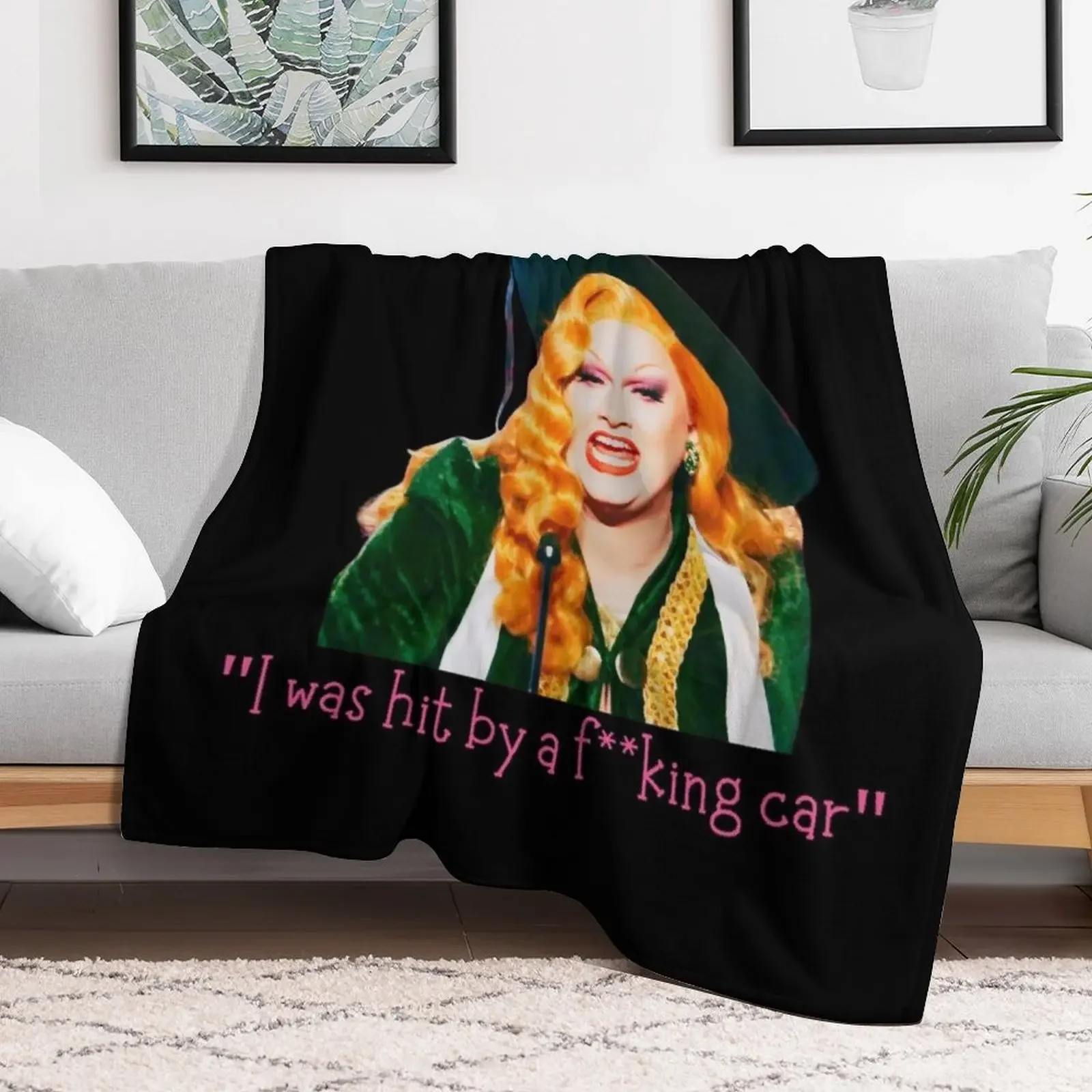 Jinkx Monsoon drag queen Quote T jinx monsoon Throw Blanket Thin Soft Blanket for Summer Night Sleeping