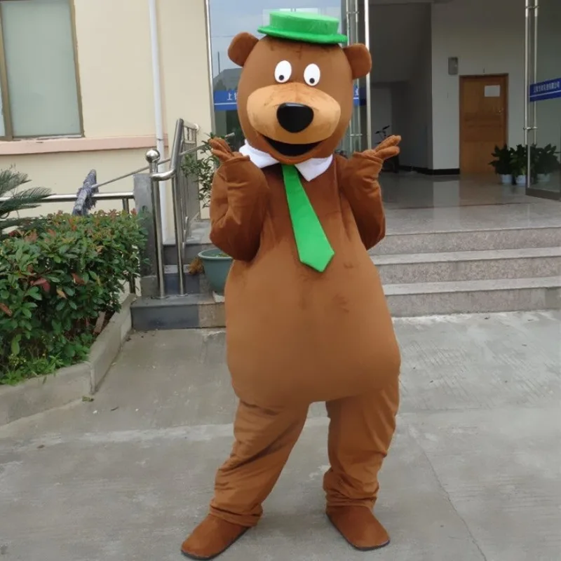 

Yogi Bear Mascot Costume Cartoon Theme Fancy Dress Carnival Halloween Mascot Costumes for Adult