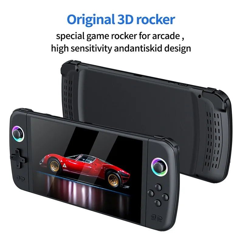 M27 Portable Pocket Retro Big Screen Video Game Console 1024*600 Display 7.0 Inch Handheld Game Console Support LINUX System