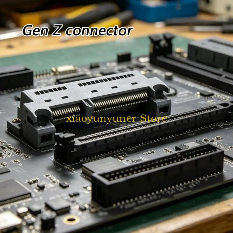 P9JB 56Gb/S 84Pin 2C+ 0.6MM Fast Speed Gen Z Converter For Servers Storage PCIe Gen 5 Low Profile Desktop Computer Accessories