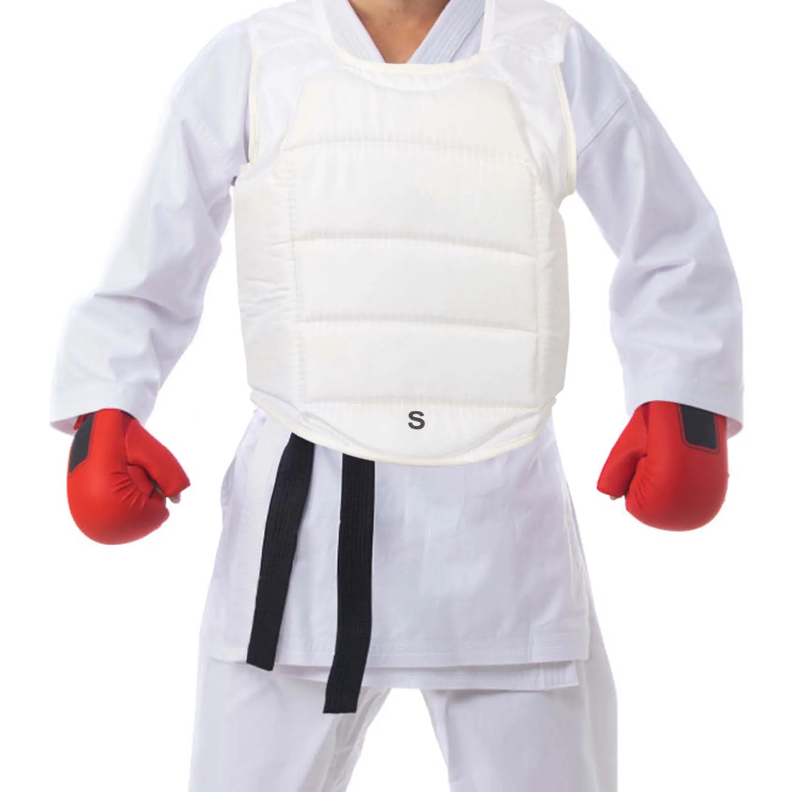 مادة إسفنجية لحماية الصدر من التايكوندو، تصميم مريح متين ومقاوم للاهتراء وخفيف الوزن للملاكمة في الهواء الطلق