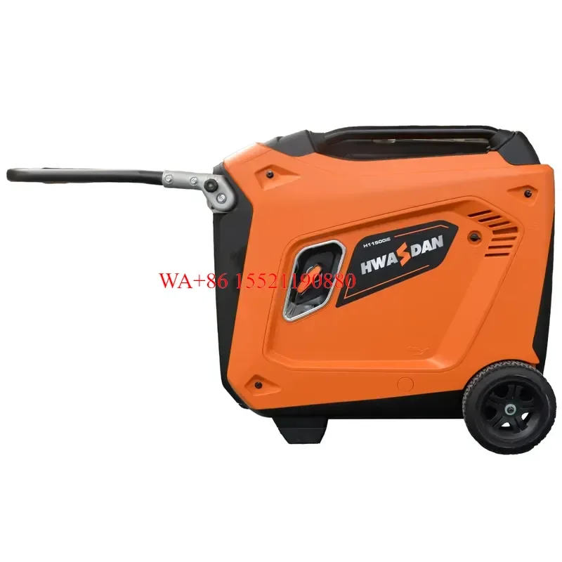 WMWMNU for Hwasdan H11500 10kW Auto Start 4-Stroke Heavy Duty Portable Inverter Generator 25L Fuel Tank 70% Efficiency Gas