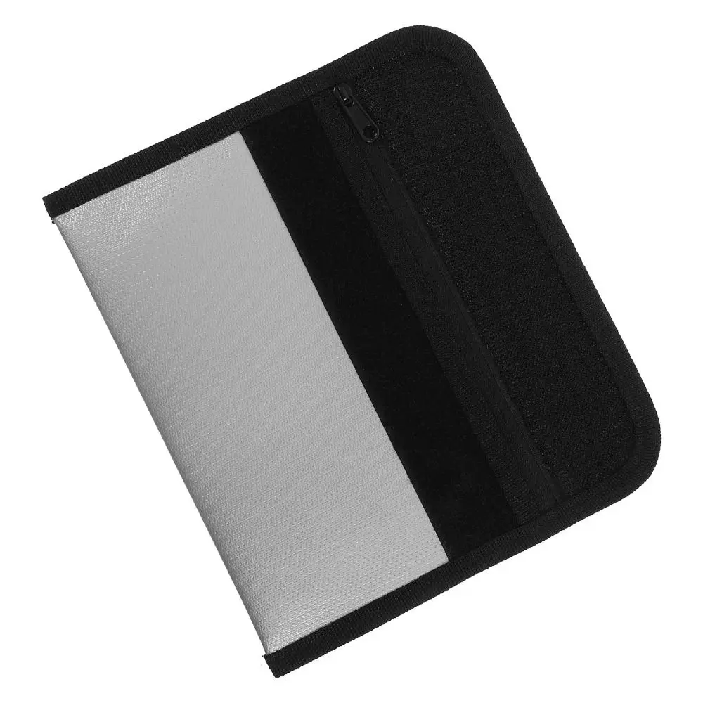 

High Temperature Resistant Fireproof Document Bag Zipper Closure Multi-Functional Fireproof Envelope Holder Square