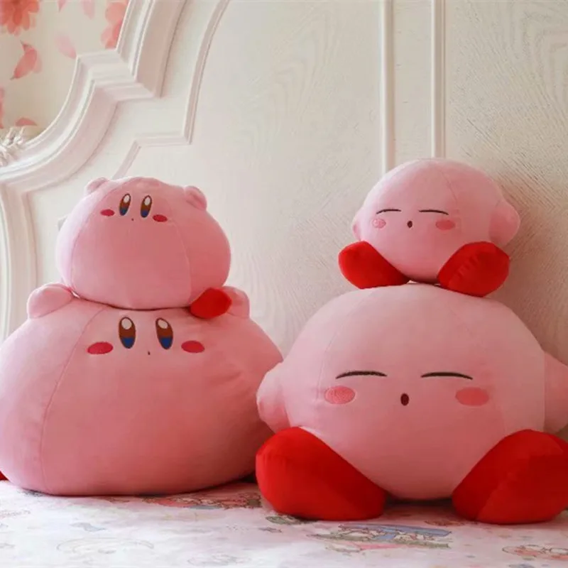 

New Anime Kawaii Kirby Pillow Cartoon Cute Plush Doll Stuffed Animal Peripheral Children'S Birthday Gift Home Plushies Toy