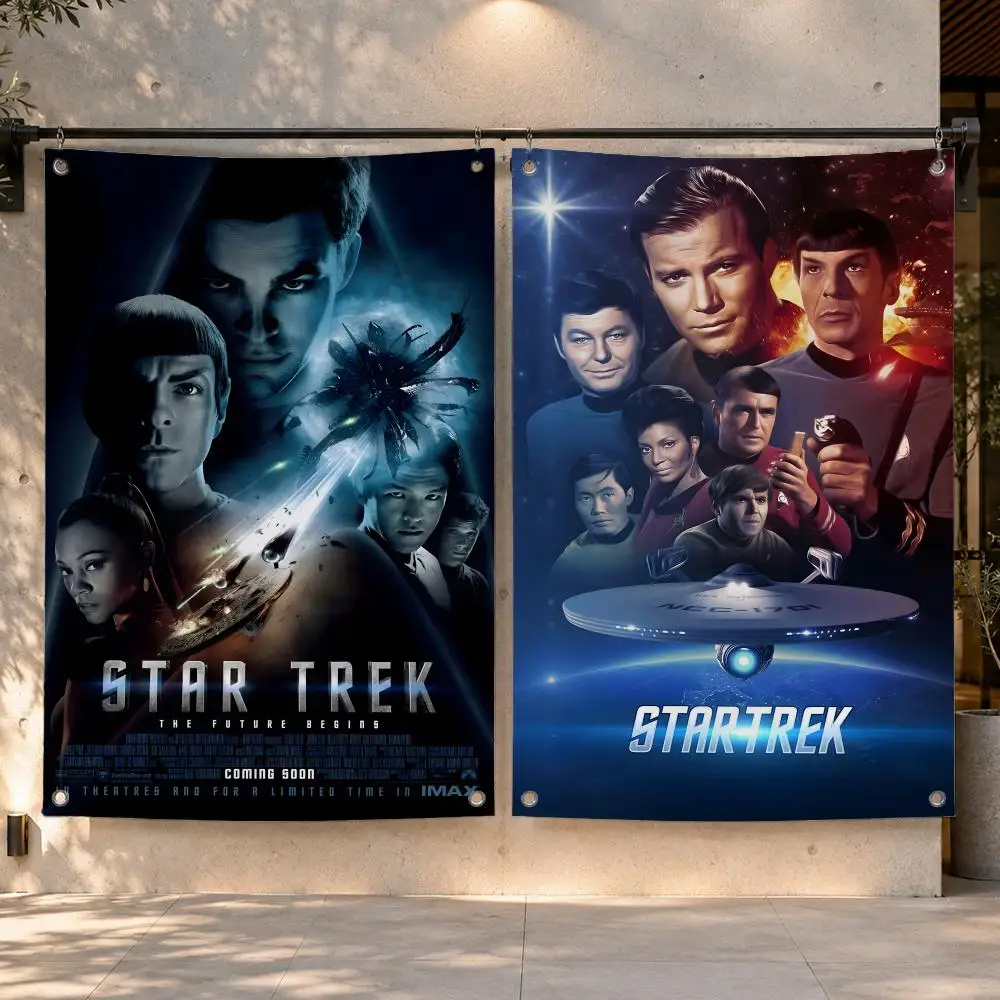 TV Series Star Trek Flags  Funny Flags for Bedrooms Home Decor Items Outdoor Decors Garage Decoration Flaga