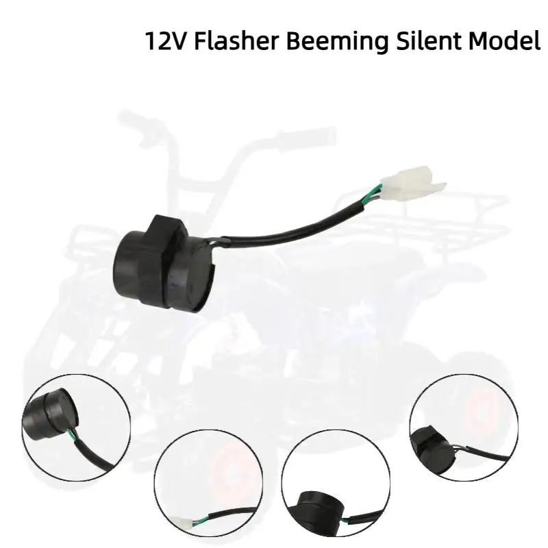 1 Piece For GY6 50‑250cc Motorcycles Scooters Moped ATV 3 Pins Round Turn Signal Flasher Relay Blinker