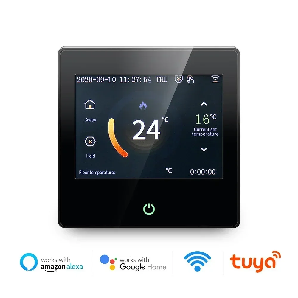 Tuya WiFi Smart Thermostat LCD Display Touch Screen for Electric Floor Heating Water/Gas Boiler Temperature Remote Controller