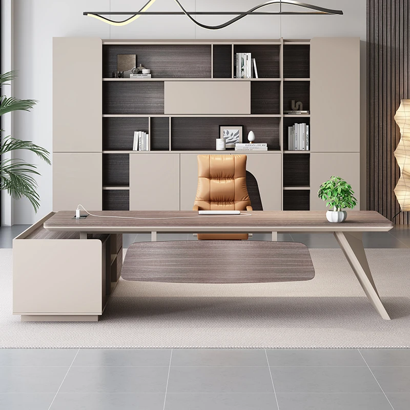 Executive Office Desk Table L Shaped Desk Gaming Modern Computer Desks Workstations Tables Bureaux De Travail One Action Table