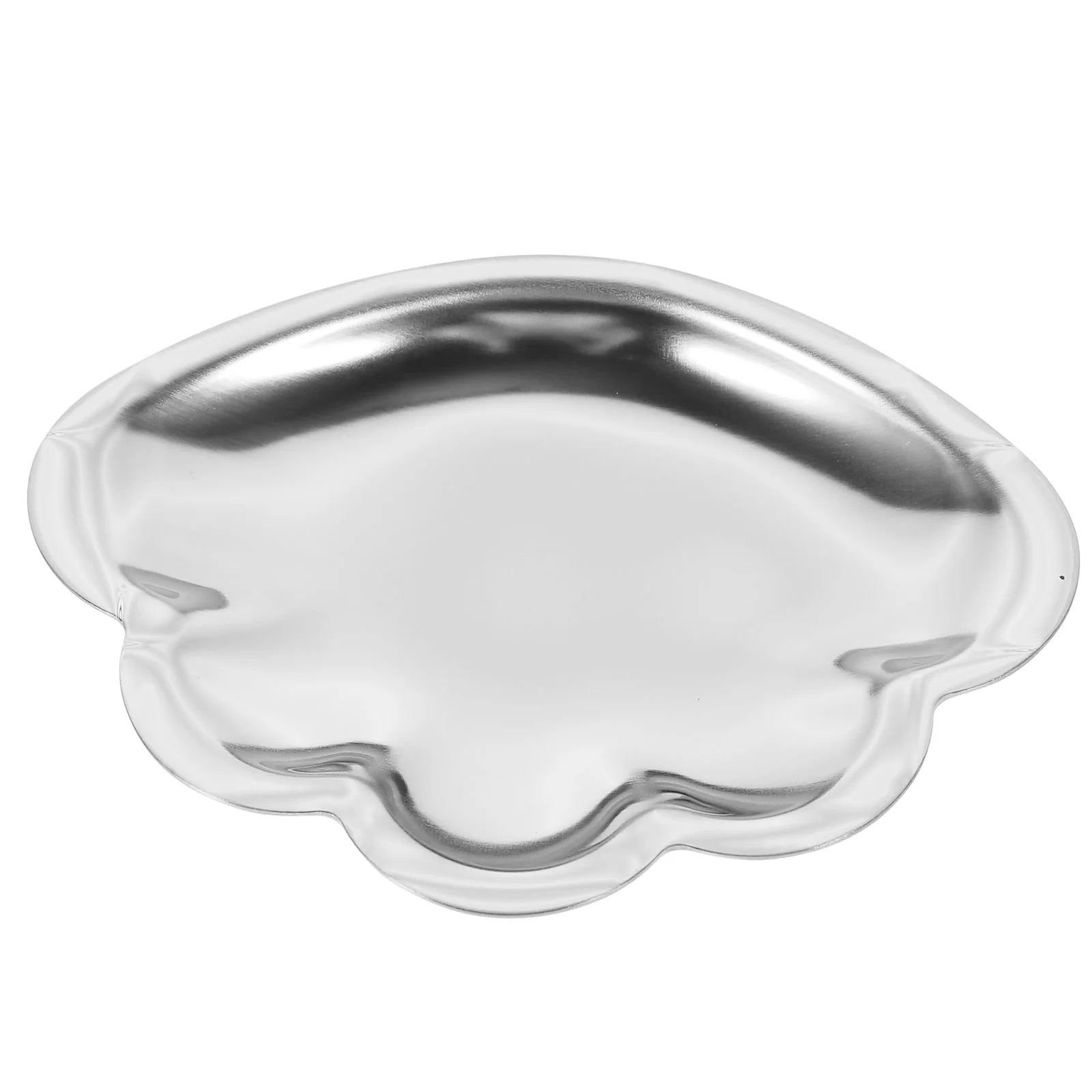 

Standing Jewelry Organizer Shell Plate Display Dish Earring Holder Tray Seashells