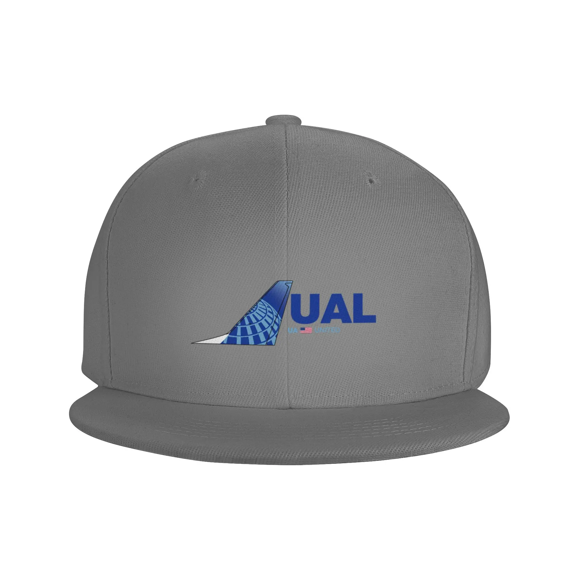 Fashion United Airlines Boeing 737-800 Tail Flat Brim Sun Hat  Workwear Style Hats For Men