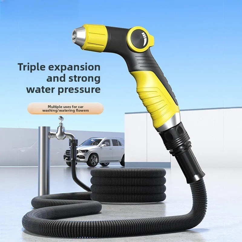 

Универсальный пистолет для мойки автомобилей высокого давления с регулируемой насадкой для удлинительной трубки садового шланга для мытья автомобилей, лодок, домов на колесах