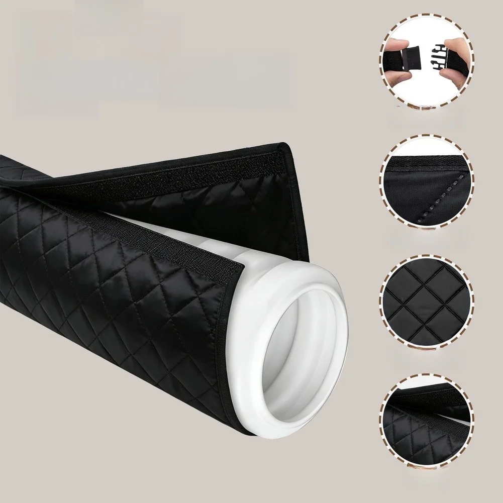 Portable AC Hose Insulation Sleeve Air Conditioners Insulated Hose Cover Wrap 150*53cm  With Adjustable Buckle Straps