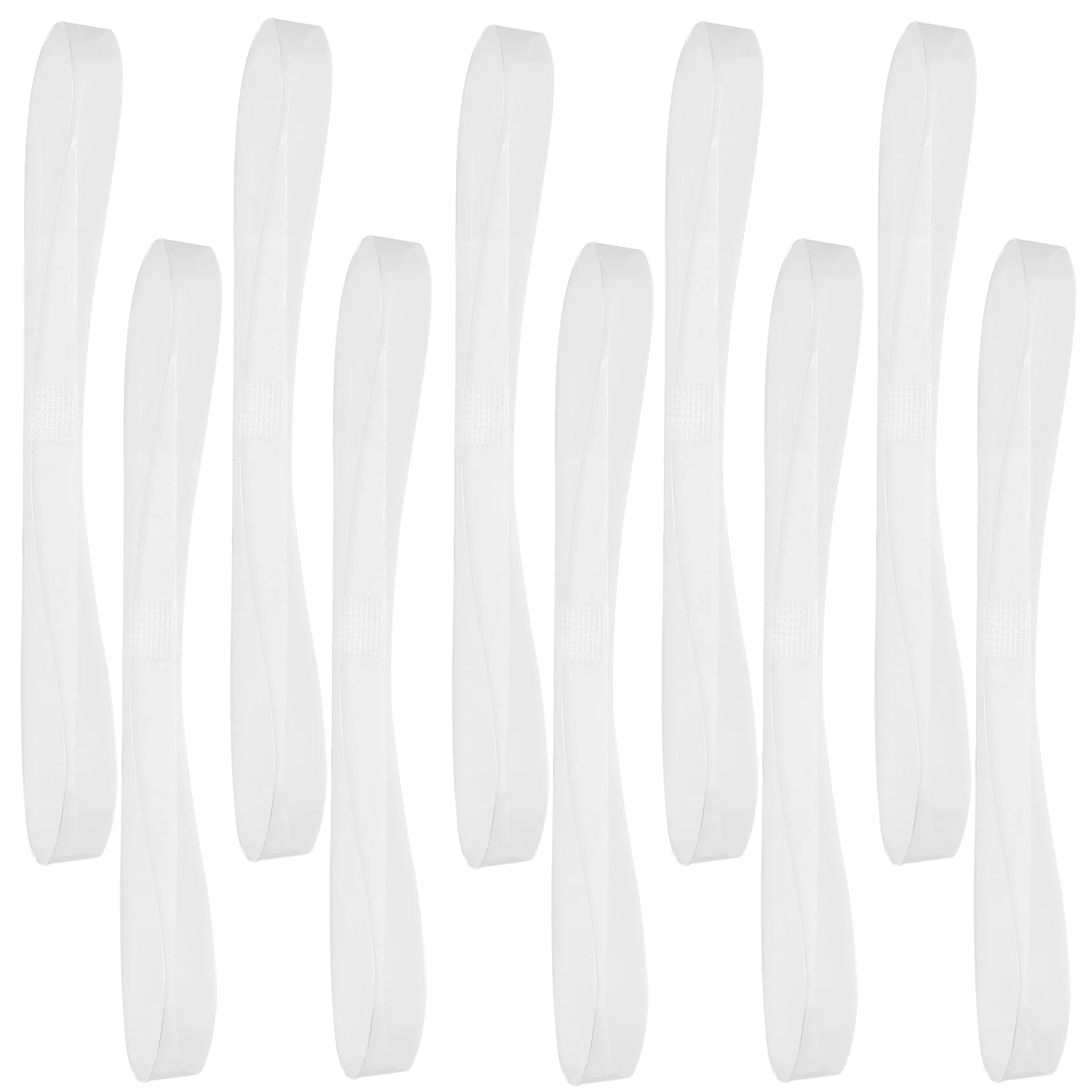 10 قطعة شفافة غير مرئية أحزمة أحذية عالية الكعب بولي يوريثان مطاطا مكافحة زلة أربطة أحذية حزام الكاحل للكعوب فضفاضة #1