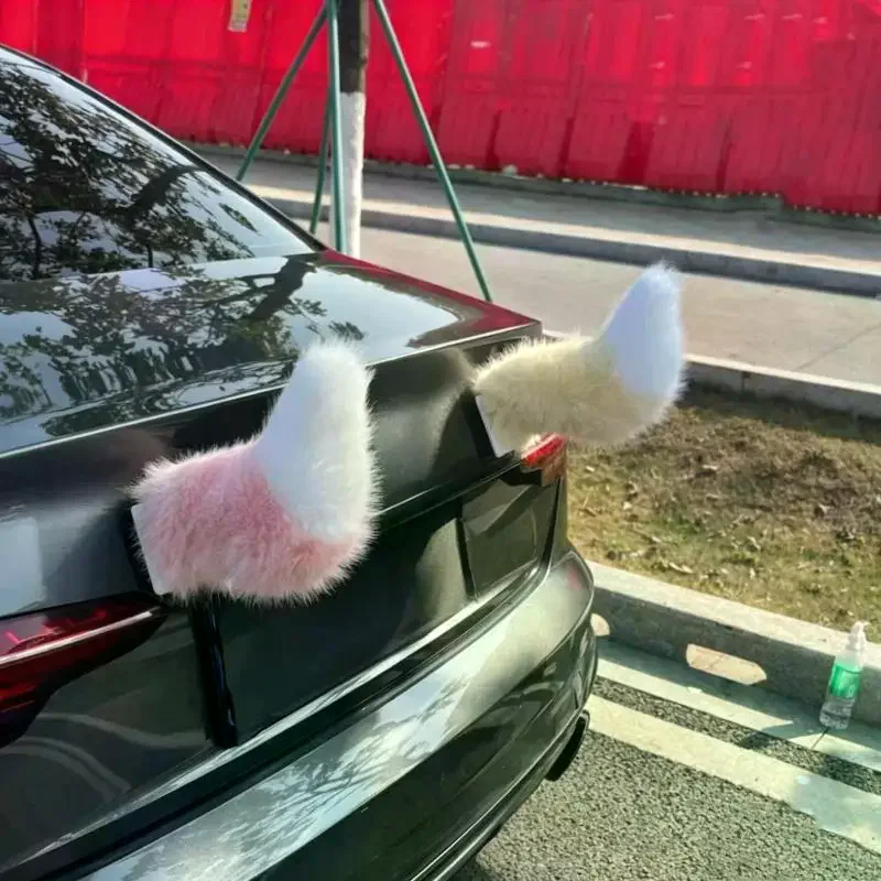 Car Electric Voice Controlled Small Tail Decoration Kawaii Cos Prop Electric Car Decoration Remote Control Tail Toys