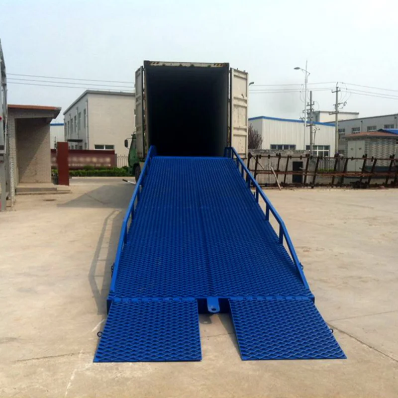 Boarding Bridge 10T Forklift Steel Mobile Loading Dock Ramping Machine Customized Container Load Equipment Ramp Slope Platform