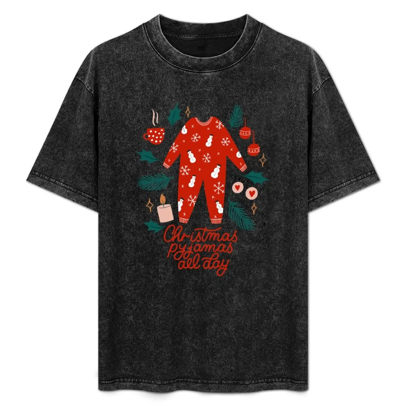 

Christmas Pyjamas T-Shirt rapper graphic tees quick-drying mens graphic t-shirts big and tall