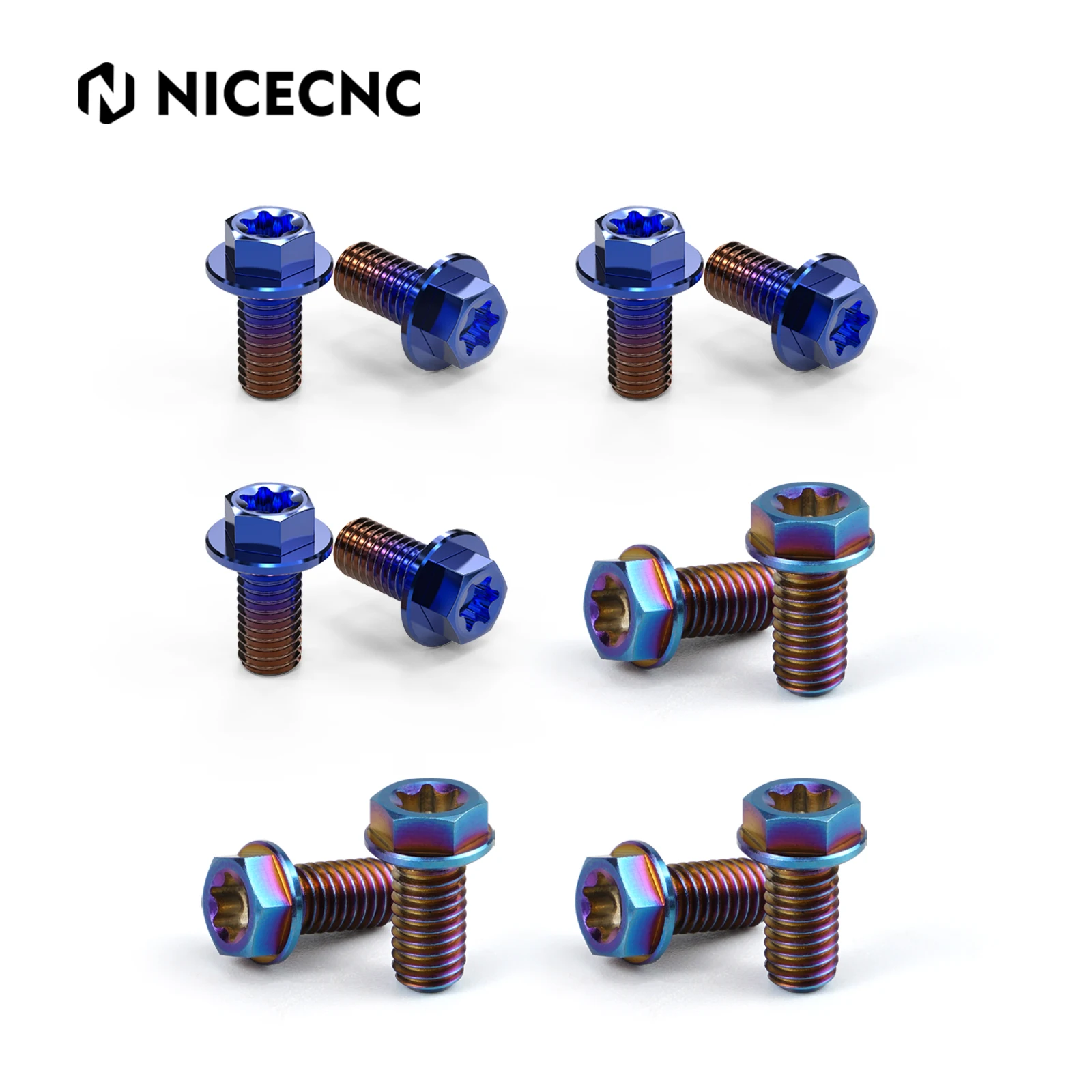 AliExpress NICECNC For Surron Light Bee X Front Rear Brake Disc Pad Screws Bolts M5*10 M6*13 Kit CNC For Sur-Ron Light Bee S L1E Electric Dirt Bike