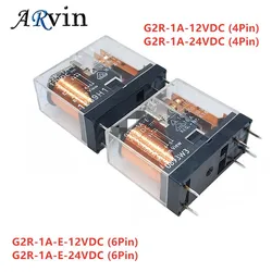 2PCS/Lot Relay 6Pin G2R-1A-E-12VDC 16A G2R-1A-E-24VDC 4Pin G2R-1A-12VDC 10A G2R-1A-24VDC One Group is Normally Open